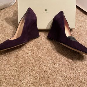 Brand new! Kate spade suede wedge